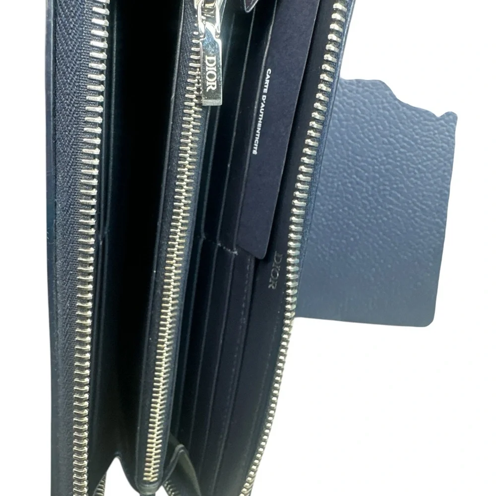 Dior CD icon zip long wallet